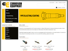 Tablet Screenshot of corrosionequipment.com